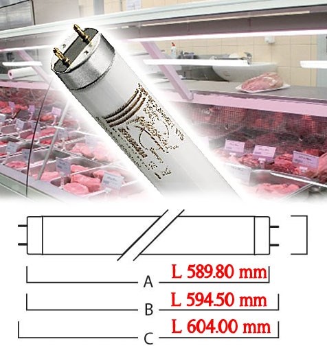 Bild von Sylvania Gourmet T8 Leuchtstoffröhre fluoreszierend 650 lm / 18W / G13 / L 590 mm / 57V / 3.700K