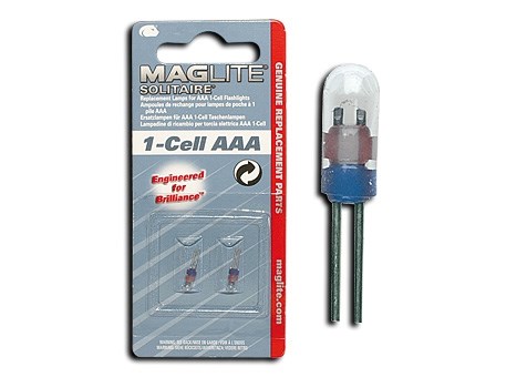 Bild von Ersatzbirnchen MagLite Solitaire für 1xAAA Batterie / 2er Blister