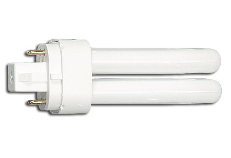 Bild von Kompaktleuchtstofflampe 2-röhrig 4-Stift 18 W / G24q-2 Double-BIAX