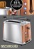 Bild von Luna Copper Accents Toaster 1.550 Watt mit Schnelltoastfunktion und 6 einstellbaren Bräunungsstufen und 2 extra breiten Toastschlitzen, Bild 1