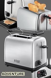 Bild von Adventure Toaster 850 Watt mit Perfect-Toast-Technologie und 2 breiten Toastschlitzen