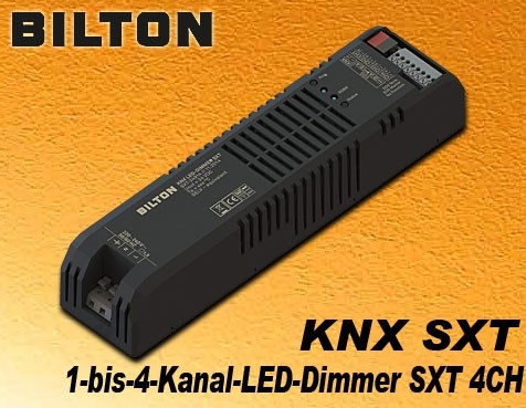 Bild von Bilton KNX LED-Dimmer SXT 4CH 100W 220-240 AC max.1x4 / 2x2 / 3x1,3 / 4x1 IP20