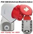 Bild von PCE CEE-Drehstrom-Wandsteckdose IP44 / 32A / 5-polig / 6h / 400V mit Schraubklemmen und Würgenippel, Bild 1