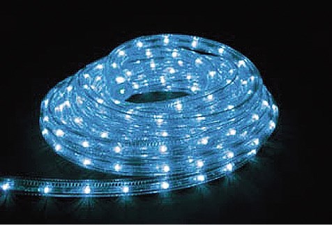 Bild von Lichtschlauch blau mit 15 m Spule und 36 Lampen / m