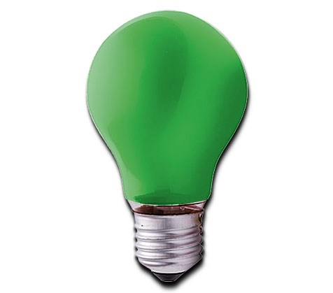 Bild von Standard Glühlampe 29lm / 40W / E27 / 240V / GRÜN