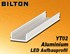 Bild von Bilton Aluminium Aufbauprofil YT02 eloxiert bis 12W/m L2000 x B17,5 x H8,6 mm, Bild 1