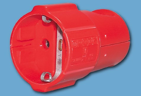 Bild von PVC Schukokupplung ohne Tülle rot