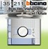 Bild von Bticino Allmetal Frontblende mit 1 Ruftaste für Video-Lautsprechermodul Art. 351200, Bild 1