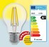 Bild von LED Filament Glühlampe A60 / 806 Lumen / 6W / E27 / 220-240V / 2.700 K / Warmweiß klar / A++ / dimmbar, Bild 1