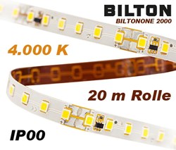 Bild von BILTONONE 2000 Lineares LED Lichtband 24 V DC / 19,2 W/m / IP00 / 4.000K / 20 m / Neutralweiß