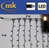 Bild von LED DRAPE LITE® 600 Gummi Lichtervorhang 230V / 2 m x 3 m / 35W / koppelbar / IP67 für den Aussenbereich / warmweiß / schwarzes Kabel, Bild 1