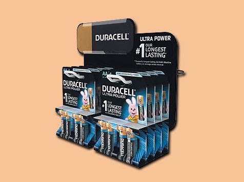 Bild von Duracell Duraclip unbestückt für beispielsweise 4xAA / 5xAAA Batterien