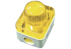 Bild von Signallampe mit gelber Kappe