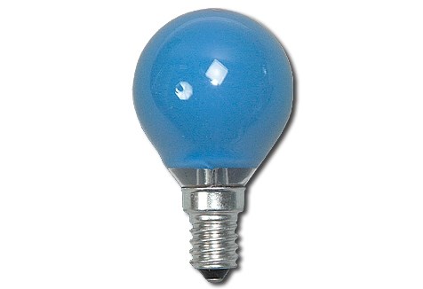 Bild von Kugellampe 25W / E14 / Blau