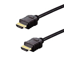 Bild von HDMI/A-Kabel 19 polig mit vergoldeten Kontakten ST<>ST 5m