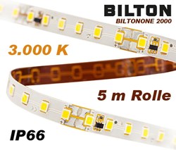 Bild von BILTONONE 2000 Lineares LED Lichtband 24 V DC / 19,2 W/m / IP66 / 3.000K / 5 m / Warmweiß