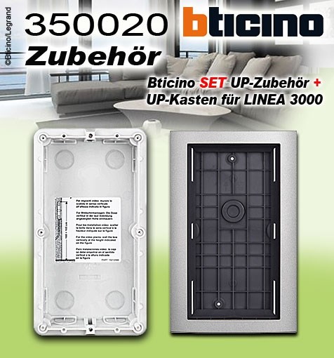 Bild von Bticino SET UP-Zubehör+UP-Kasten für LINEA 3000