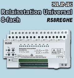 Bild von Jung Relaisstation Universal 8fach REG Nennspannung AC 230/240 V 50/60 Hz 8 Schließer