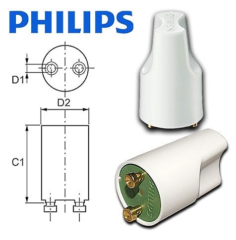 Philips 8718696819654 LED Röhre Ersatz-Starter