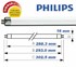 Bild von Philips Leuchtstoffröhre MASTER TL Mini Super 80 / 470 Lumen / 8W / G5 / 3.000 K / 830 Warmweiß / dimmbar, Bild 1
