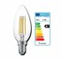 Bild von Eglo LED HV Filament Kerzenlampe / 350 Lumen / 4W / E14 / 2.700 K / Warmweiß, Bild 1