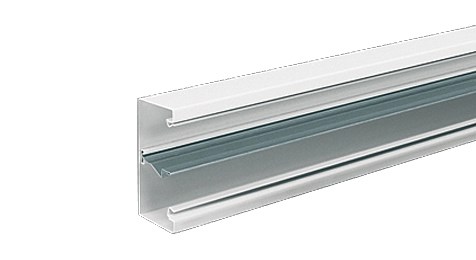 Bild von PVC Grundprofil Brüstungskanal 65 x 170 mm / verkehrsweiß