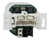 Bild von Optischer 2-Port Switch 100 Mbps + 2x RJ45 Port, Unterputzdose, für 2,2 mm POF Kabel, Bild 1