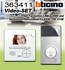 Bild von Bticino FlexONE Video-Set 2-Draht für 1 Familie mit Türstation LINEA 3000 + Hausstation CLASSE 100 V12E, Bild 1