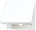 Bild von Klappdeckel für Steckdosen und Geräte mit Abdeckung 50 x 50 mm / Thermoplast alpinweiß hochglänzend, Bild 2