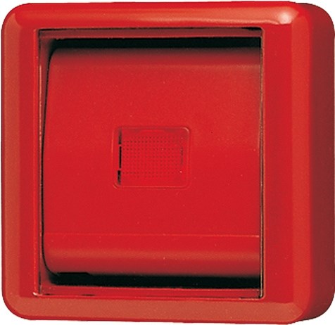 Bild von Abdeckung, Glasscheibe, rote Wippe, rotes Lichtaustrittsfenster   / Art. 860 WGL GE