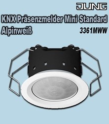 Bild von KNX Präsenzmelder Mini, alpinweiß Standard mit integriertem Busankoppler