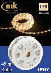 Bild von LED Rope Light 36 - PVC-Lichtschlauch mit 1.620 warmweißen LEDs / 45m Rolle / 105 W / 220-240V / für den Aussenbereich IP67 / schneidbar je 1.50 m