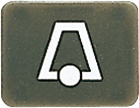 Bild von Symbol Klingel, für Taster 831 W, 833 W, 833-2 W und 834 W   / Art. 33 AN K