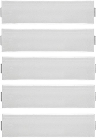 Bild von Plexiglas-Abdeckung, Einlage, für Schriftfeld 12,4 x 55,5 mm (BB 20.1)   / Art. AS 81 NA