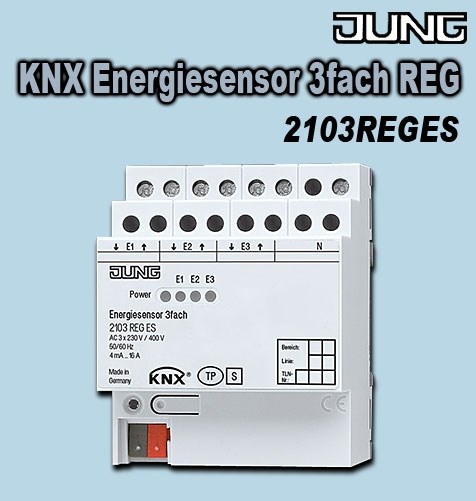 Bild von KNX Energiesensor 3fach REG