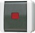 Bild von Wipp-Kontrollschalter, 10 AX, 250 V ~, rotes Lichtaustrittsfenster, Kennzeichnung 1 / 0, Aus 2-polig   / Art. 802 KOW, Bild 1