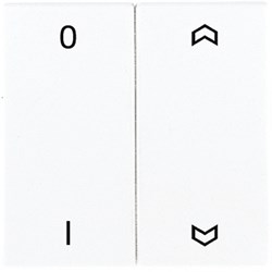 Bild von EnOcean Funk-Wandsender, Symbole 01, Pfeil-Symbole Auf/Ab, 2-kanalig   / Art. ENO ES 2995 P 01-L
