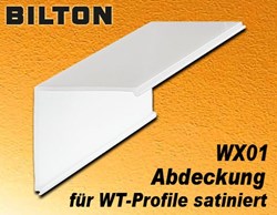 Bild von Bilton Abdeckung für WT-Profile satiniert L2000 x B32,5 x H32,5 mm