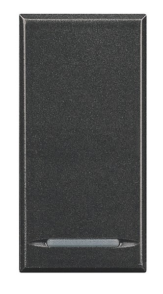 Bild von Kreuzschalter 1-polig 16A 250V AC 1-modulig Anthrazit