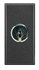 Bild von Schlüsselschalter 2-polig 16A 250V AC mit Schlüssel 1-modulig Anthrazit, Bild 1