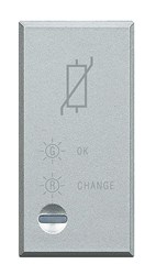 Bild von Überspannungsableiter / Feinschutz für eine einzelne Steckdose 1-polig Aluminium