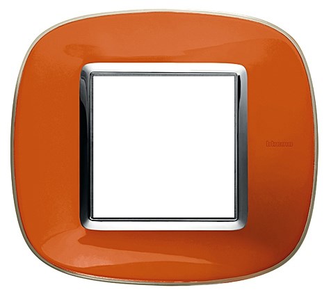 Bild von Rahmen elliptisch 6 Module Kompaktinstallation Orange