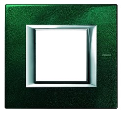 Bild von Rahmen rechteckig 3+3 Module Kompaktinstallation Sevresgrün