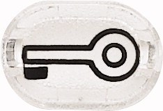 Bild von Symbole, oval, Schlüssel, weiß