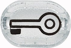 Bild von Symbole, oval, Schlüssel, glasklar