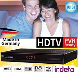 Bild von WISI DVB-S2 HDTV Irdeto Digitaler Sat-Receiver mit integriertem Irdeto-Kartenleser für ORF-Karte