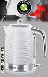 Bild von Inspire White Wasserkocher mit Schnellkochfuntkion und 1,7 Liter Fassungsvermögen / 2.400 Watt