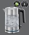 Bild von Compact Home Mini-Glas-Wasserkocher mit 0.8 l Fassungsvermögen / leuchtet während des Kochvorgangs blau / 2.200 Watt, Bild 1