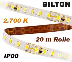 Bild von BILTONONE 1300 Lineares LED Lichtband 24 V DC / 12 W/m / IP00 / 2.700K / 20 m / Warmweiß