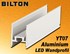 Bild von Bilton Aluminium LED Wandprofil YT07 eloxiert bis 20W/m L2000 x B25 x H17,5 mm, Bild 1